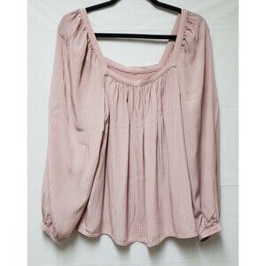 Women’s A New Day Blush Pink Balloon Sleeve Flared Camisole Size L PO- Excellent